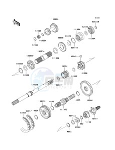 KAF 620 S [MULE 4010 TRANS4X4 HARDWOODS GREEN HD] (S9F-SAF) SAF drawing TRANSMISSION