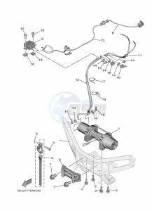 YXF1000EWS YX10FPSM (B4J2) drawing WINCH