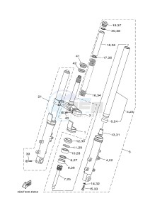 XP500 T-MAX 530 (59CF) drawing FRONT FORK