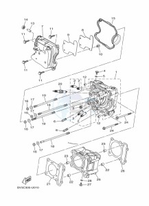 YP400RA XMAX 400 TECH MAX (BL15) drawing STEERING