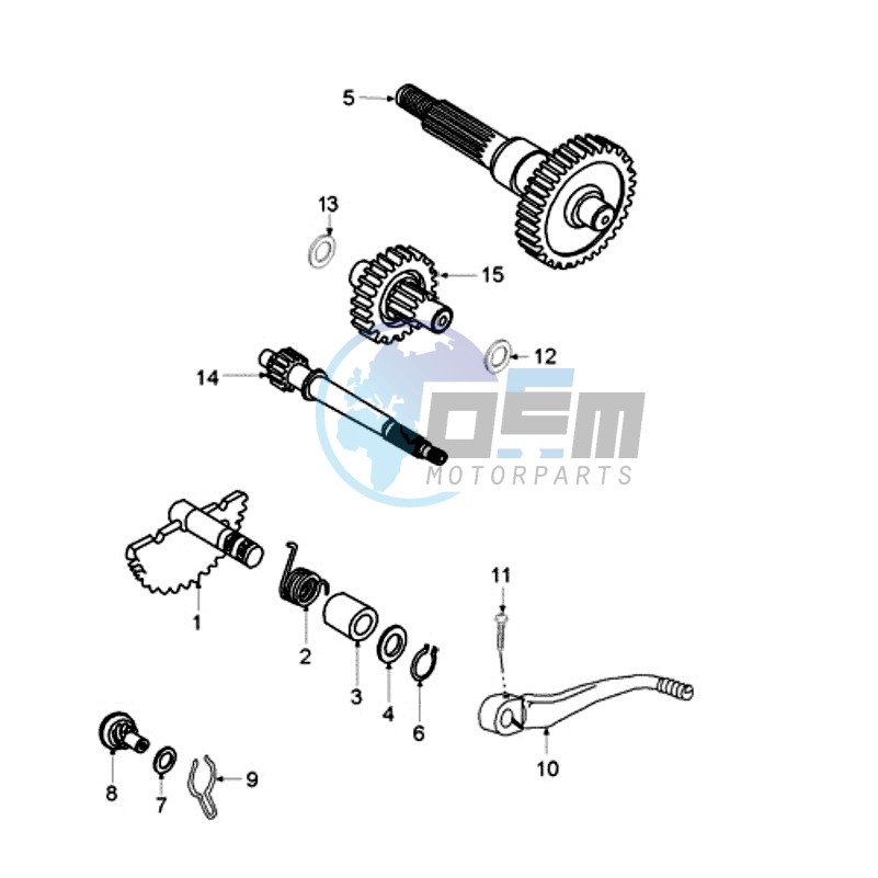 DRIVE SHAFTS / KICKSTARTER