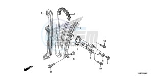 TRX680FAH Europe Direct - (ED) drawing CAM CHAIN/TENSIONER