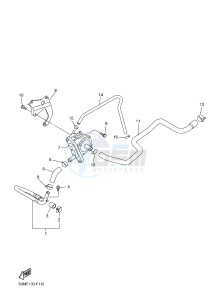 WR250F (1HC6 1HC7 1HC8) drawing AIR INDUCTION SYSTEM