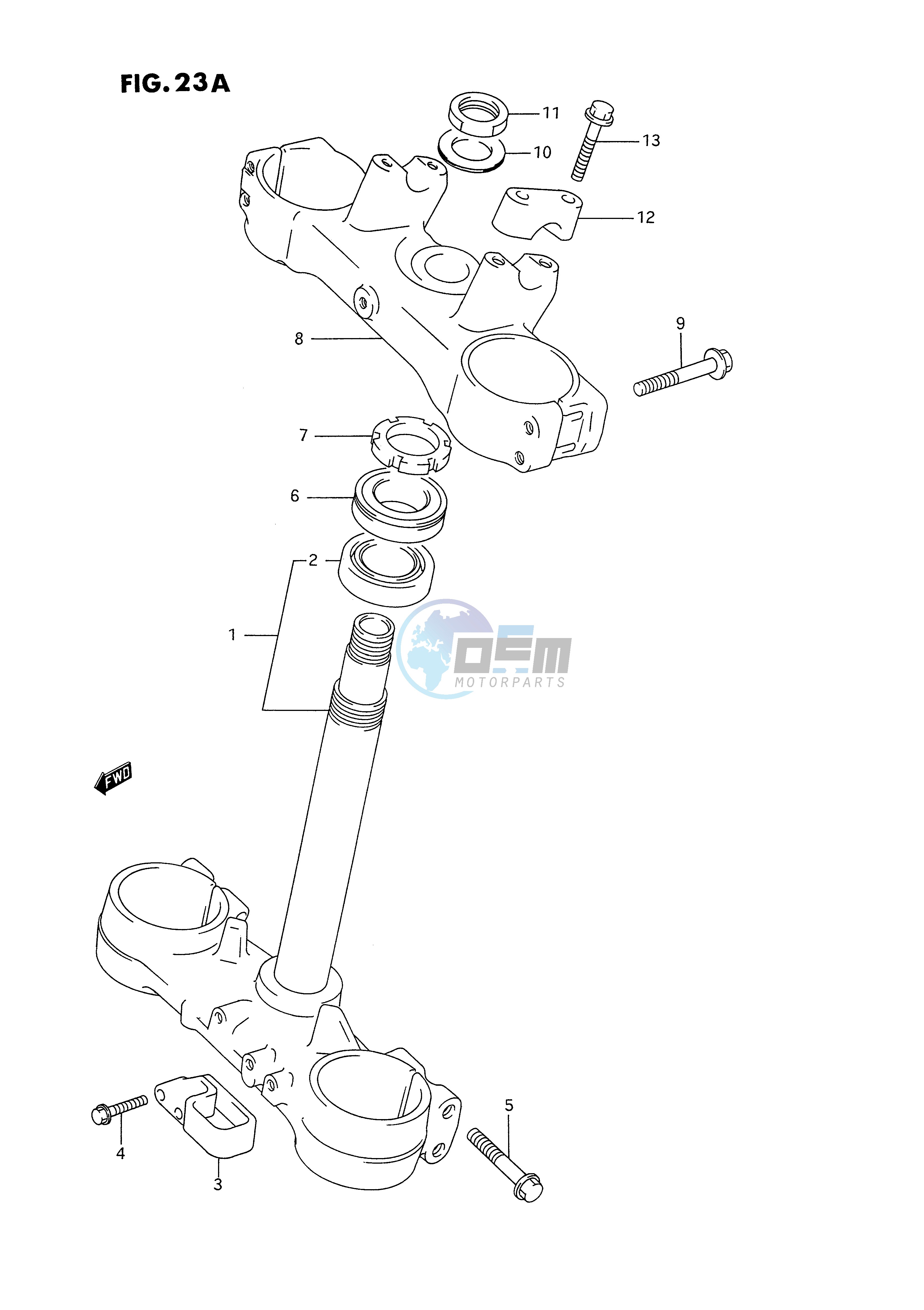 STEERING STEM (MODEL P R S)