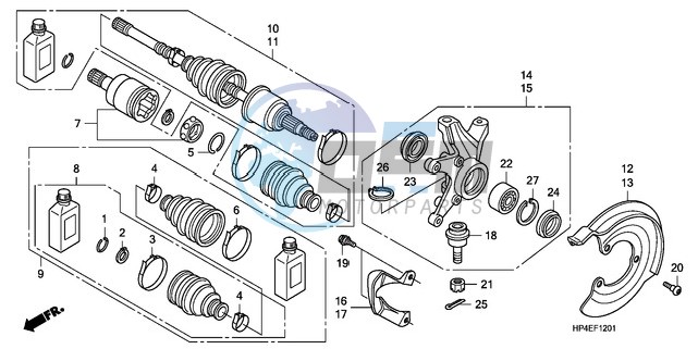 FRONT KNUCKLE (4WD)