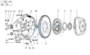 V7 Special 750 drawing Clutch I