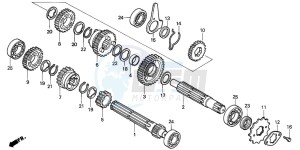 C50S drawing TRANSMISSION (C50SP/C50ST)