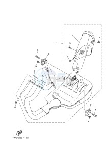 MT07A MT-07 ABS 700 (1XBC) drawing EXHAUST