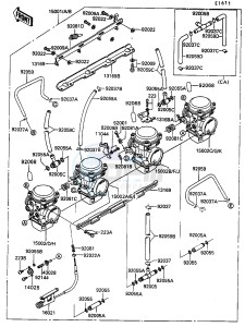 ZG 1000 A [CONCOURS] (A7-A9) [CONCOURS] drawing CARBURETOR