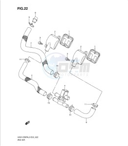 GSX1250 FA drawing 2ND AIR