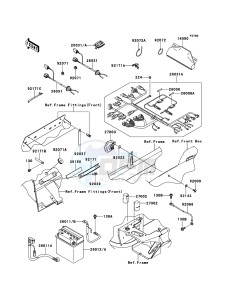 MULE_610_4X4 KAF400ACF EU drawing Chassis Electrical Equipment