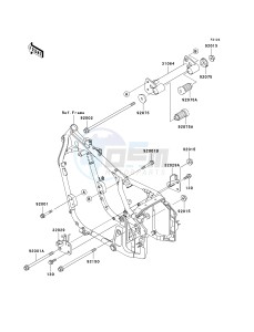 VN 800 G [VULCAN 800 DRIFTER] (E1-E5) [VULCAN 800 DRIFTER] drawing ENGINE MOUNT