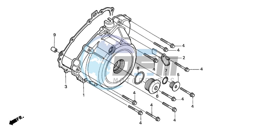 LEFT CRANKCASE COVER