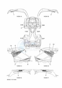 YFM700FWAD GRIZZLY 700 EPS (BDEE) drawing GRAPHICS