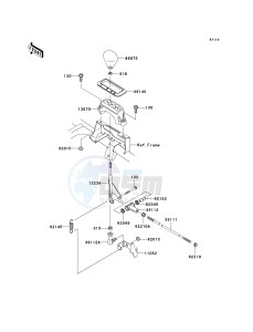 KVF 700 A [PRAIRIE 700 4X4] (A6F) A6F drawing CONTROL