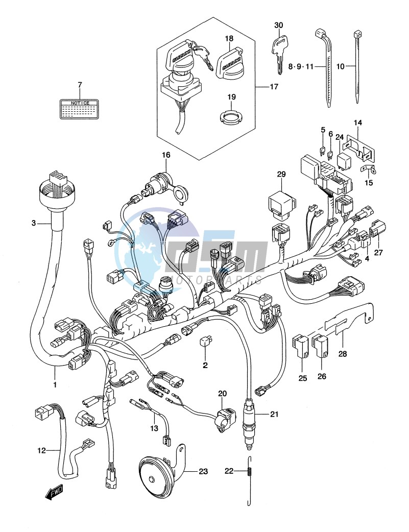 WIRING HARNESS (LT-A500XPL2 P24)