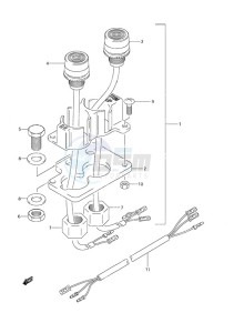 DF 25 drawing Trim Switch