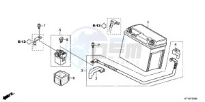 CBR125RC drawing BATTERY