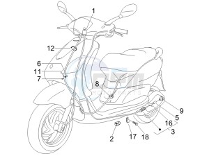 Fly 125 4t drawing Transmissions