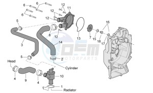 Scarabeo 400-492-500 Light drawing Water pump