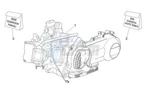 Scarabeo 250 Light e3 drawing Engine