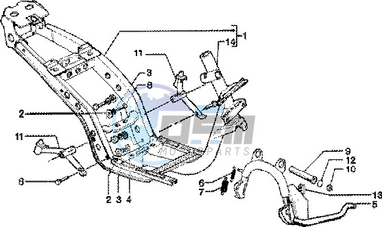 Chassis - Central stand