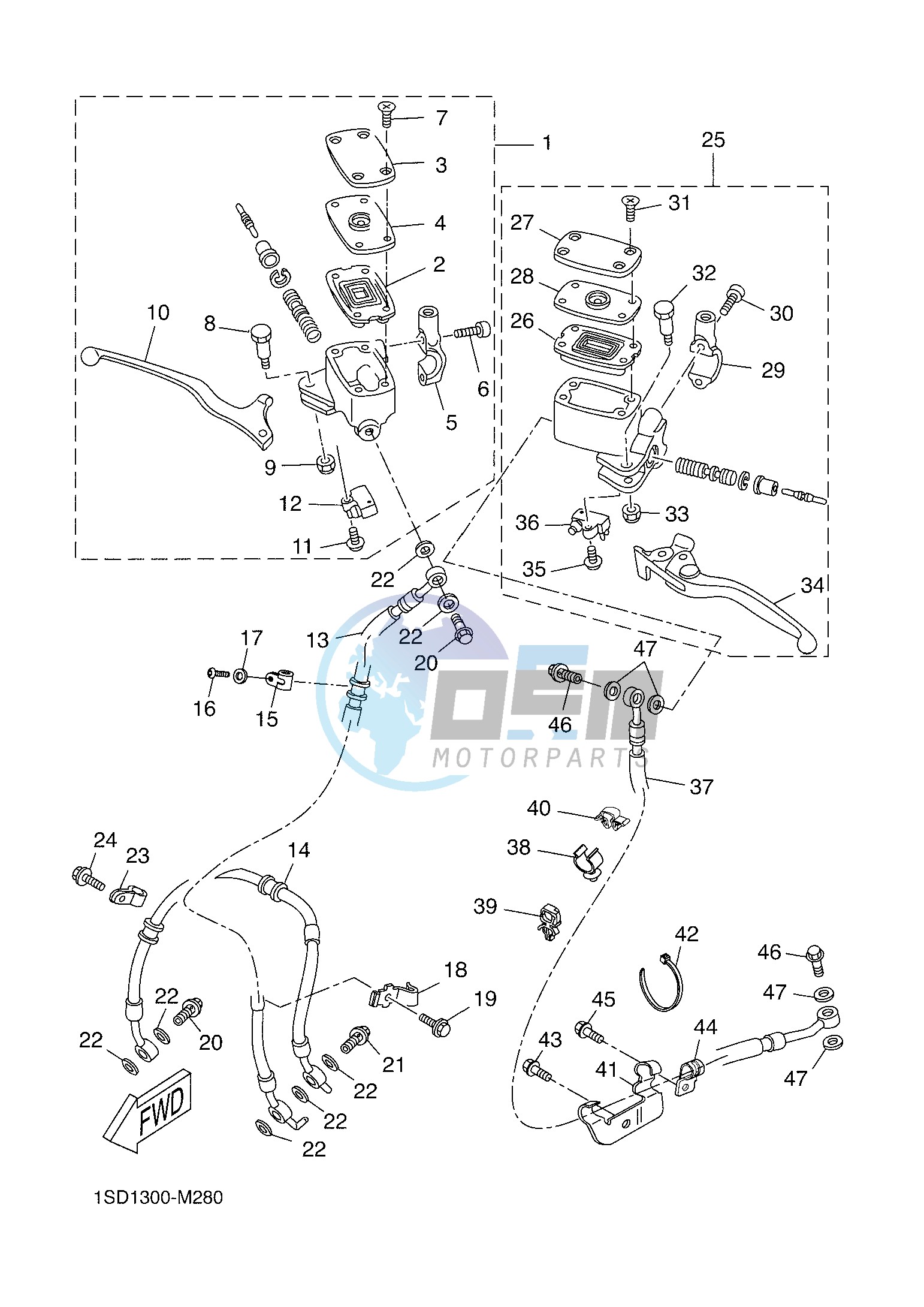 FRONT MASTER CYLINDER