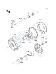 KX 250 M (M1) drawing CLUTCH