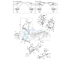 YZF R1 1000 drawing COWLING 2