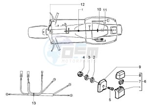 PX 125 30 Anni drawing Main cable harness