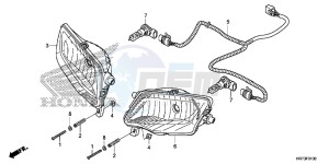 TRX420FA6G TRX420 Europe Direct - (ED) drawing HEADLIGHT