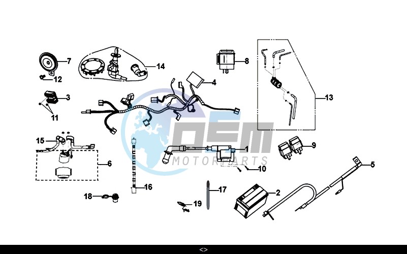 WIRE HARNESS BATTERY