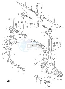 LT-F300 (E24) drawing KNUCKLE ARM