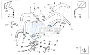 Mojito custom 50 2t (eng. piaggio) drawing Handlebar