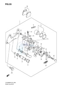 LT-Z400 (E19) drawing REAR CALIPER