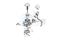 GP1 - 250 CC VTHPS1A1A drawing CARBURETOR SPARE PARTS