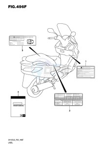 UH125 ABS BURGMAN EU drawing LABEL