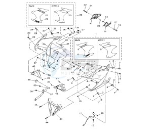 XJ6-FA DIVERSION ABS 600 drawing SIDE COVER 2