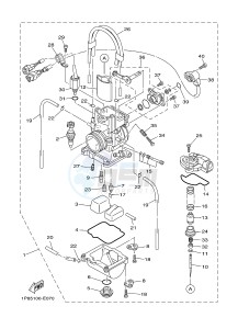 YZ250 (1SS8 1SS8) drawing CARBURETOR