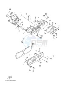 CW50 BOOSTER SPIRIT (5WWW 5WWW) drawing CRANKCASE