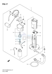 GSX-R1000 (E2) drawing FUEL PUMP