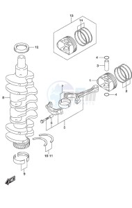 DF 70A drawing Crankshaft