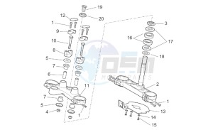 Pegaso 650 ie drawing Steering