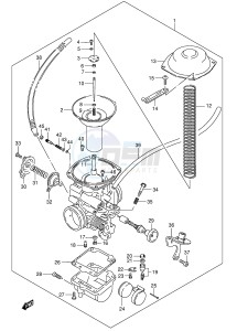 LS650 (E3-E28) SAVAGE drawing CARBURETOR