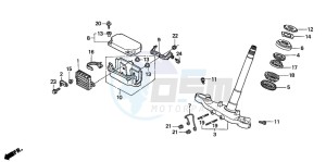 CBX750P2 drawing STEERING STEM