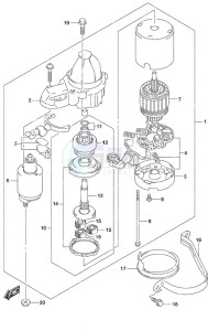 DF 9.9B drawing Starting Motor