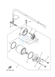 YFM700FWB YFM70KDHK (B6K6) drawing STARTING MOTOR