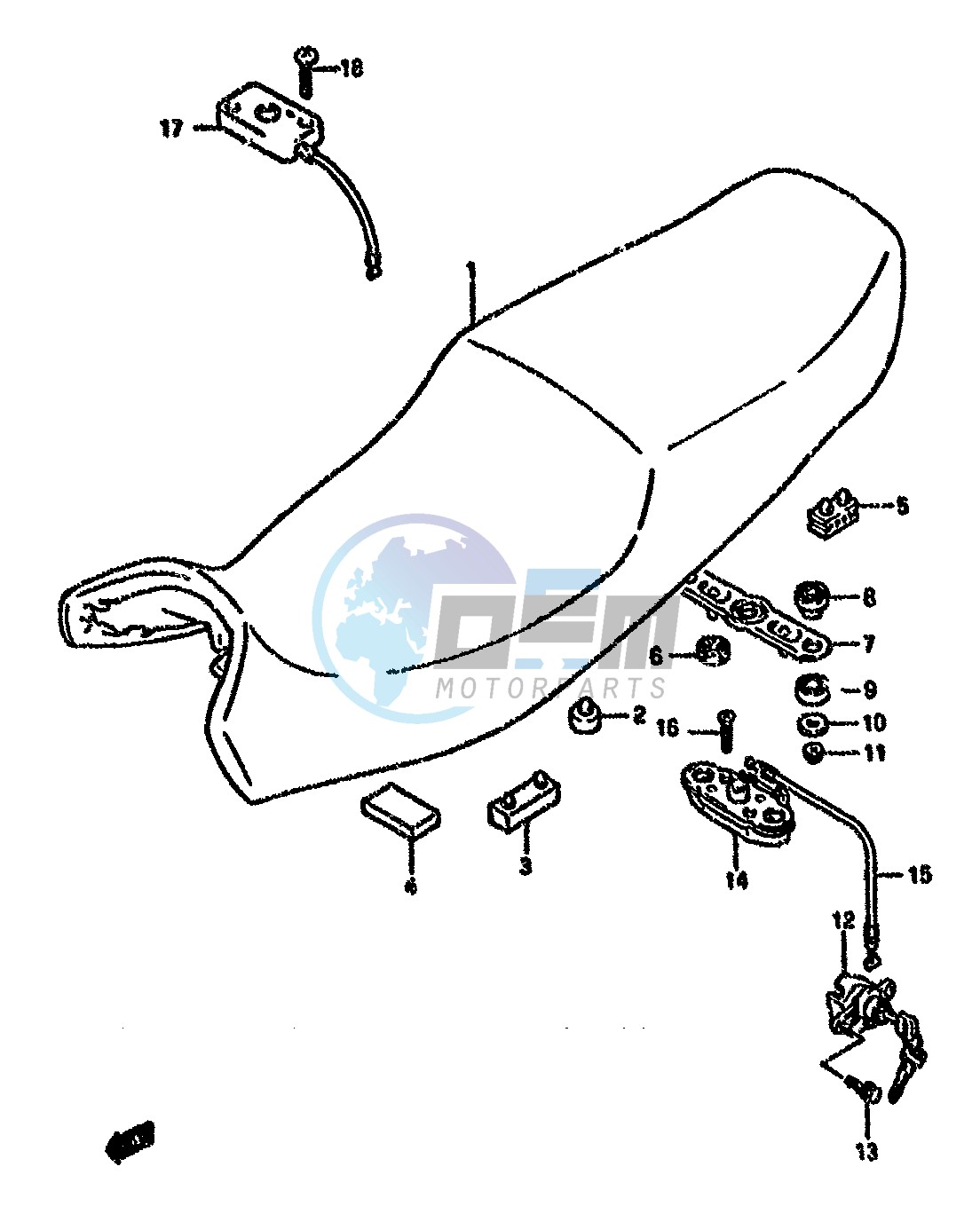 SEAT (MODEL K L M N P R)