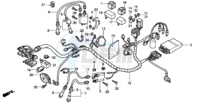 VT750C3 drawing WIRE HARNESS