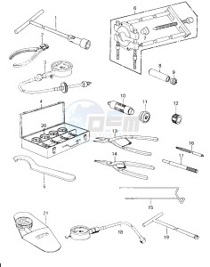 KZ 750 H [LTD] (H1) [LTD] drawing SPECIAL SERVICE TOOLS "A" -- 80 H1- -